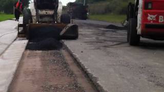 Asphalt paving 1m trench [upl. by Iglesias]