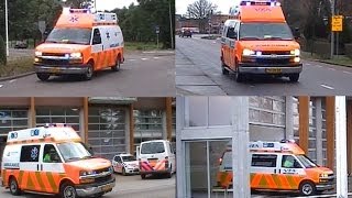 A1 COMPILATIE CHEVROLET AMBULANCE 13191 UIT ZAANDAM [upl. by Nanni]