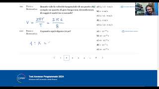 🔭 Luglio 2024  Fisica e matematica n° 199  Quanto vale la velocità tangenziale di un punto che c… [upl. by Abdella]