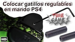 Como hacer unos Gatillos regulables en mando PS4 [upl. by Laurianne]