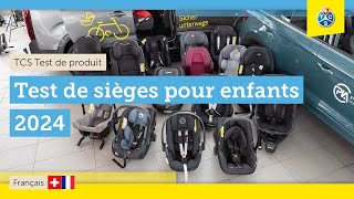 Test TCS sièges pour enfants 2024 deux modèles déconseillés [upl. by Eila]