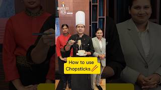 How to use chopsticks🥢 😋😋viralvideo trending viralreels chopsticks 🥢chopstickchallenge hotel [upl. by Michella]