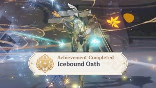 GENSHIN IMPACT FONTAINE HIDDEN ACHIEVEMENT ICEBOUND OATH [upl. by Mercie510]