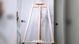 How to assemble wood easel stand from Hobby Lobby [upl. by Farlay]