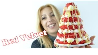 Ricetta RED VELVET  Albero di NATALE  ricetta natale 2016 [upl. by Dikmen]