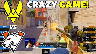 CRAZY GAME  Vitality vs Virtuspro  HIGHLIGHTS  Esports World Cup 2024 l CS2 [upl. by Ellerret]