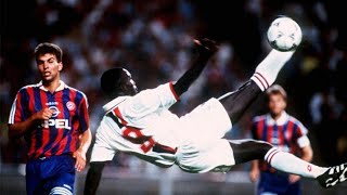 George Weah Best Skills amp Goals [upl. by Hsotnas629]