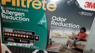 UNBOXING  3M Filtrete Allergen  Odor Reduction HVAC Furnace Air Filter 1200 MPR [upl. by Trisha]