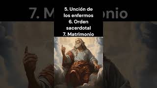 LOS SACRAMENTOS DE LA IGLESIA CATÓLICA SHORTS [upl. by Lepley]