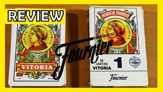 Baraja Española Fournier  Deck Review [upl. by Nosredna901]