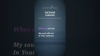 Oceans  Hillsong United Karaoke [upl. by Norel582]