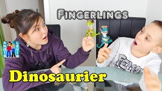 Fingerlings Baby Dinos Dinosaurier Spielzeug Unboxing  Angie und Levis Kinderkanal [upl. by Imnubulo]