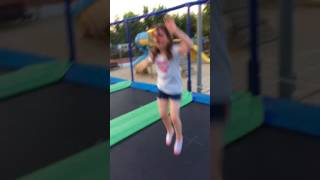 Trampoline Time Pt 2  Sanguli Resort Salou [upl. by Trotta]