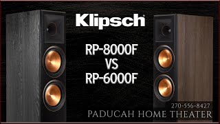 Klipsch RP6000F vs RP8000F  The side by side [upl. by Ahmed956]