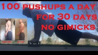 30 Day Pushup Challenge Results [upl. by Llenra]