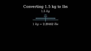 How to Convert 2500 Kilograms to Pounds 2500kg to lbs [upl. by Rimaj690]