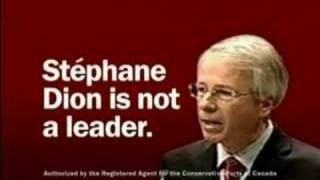 Conservative attack ad on Stephane Dion election timing [upl. by Fransen784]