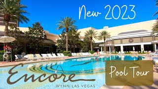 ENCORE LAS VEGAS POOL  NEW 2023 lasvegas wynnlasvegas vegas [upl. by Humbert168]