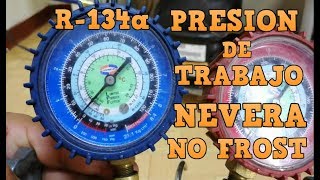 PRESION DE TRABAJO INTERNA  NEVERA NO FROST l 87 [upl. by Linda338]