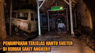 ASLI SAMPAI MERINDING‼️PENAMPAKAN TERJELAS HANTU SUSTER DI RUMAH SAKIT ANGKER VIRAL [upl. by Nahtan]