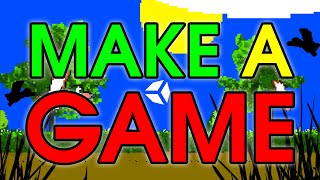 MAKING A GAME IN 10 MINUTES  Duck Hunter Unity 2019 [upl. by Lunt818]