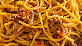 122🌺 Recette du spaghetti bolognese idée repas simple et rapide Spaghetti à la viande hachée [upl. by Vashti3]