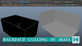 BACKFACE CULLING IN MAYA 2020 TUOTRIAL FOR BEGINNERS [upl. by Balling]