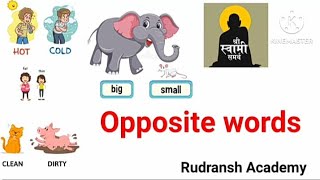 Opposite Words  opposite words for kids kids vocabulary  learning Opposite words [upl. by Mariandi]