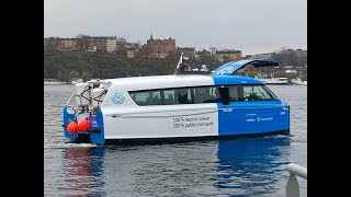 Stockholms nya ELEKTRISKA BÄRPLANSBÅT [upl. by Lowe]