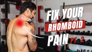 Midback Strengthening for Rhomboid Pain [upl. by Nyleahs]