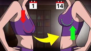 Chest Workout to INCREASE Chest Size Naturally LIFT FIRM and ENLIVEN your Breasts at Home [upl. by Annauqaj]