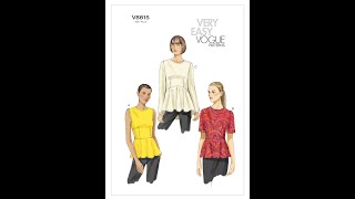 Sewing Project Planning from A to Z for beginners amp Vogue V8815 pattern review [upl. by Oniram]