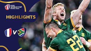 Springboks break French hearts  France v South Africa  Rugby World Cup 2023 Highlights [upl. by Lisabet853]