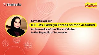 SheHacks 2021  HE Ms Fawziya Edrees Salman AlSulaiti Speech [upl. by Bigler]