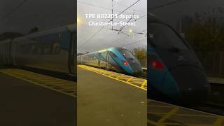 TPE Class 802205 departs ChesterLeStreet train trainspotting transpennineexpress britishrail [upl. by Lillywhite454]