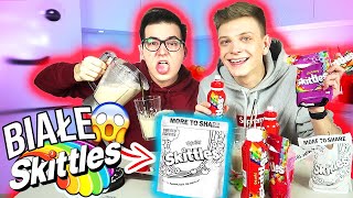 SKITTLES SMOOTHIE CHALLENGE 😱  Słodkości 1 Dominik Rupiński [upl. by Kram642]