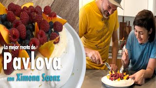 Cómo hacer una Pavlova paso a paso  con Ximena Saenz [upl. by Hamon]