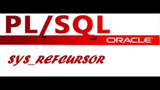 Return sysrefcursor through function in PLSQL [upl. by Viki233]