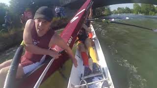 Boat Accident During Rowing Race Nearly Claims a Life [upl. by Avigdor]