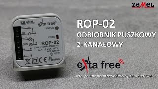 ROP02 Radiowy odbiornik puszkowy 2kanałowy [upl. by Mateo]