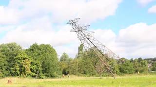 Trowse Pylons  History and destruction [upl. by Lemrej16]