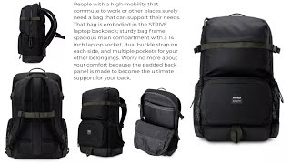 NEW BODYPACK STRIVER LAPTOP BACKPACK 22L BLACK  920002183  TAS BODYPACK TERBARU OKTOBER 2023 [upl. by Eetsim90]