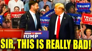 Trump LOSES MIND ON STAGE as JD Vance SCREWS THE CAMPAIGN [upl. by Thomajan531]