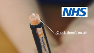 Diabetes How to inject insulin  NHS [upl. by Eresed407]