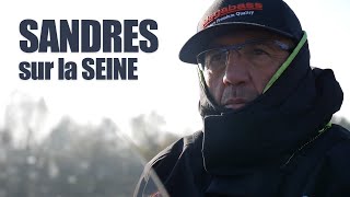 Pêche du sandre sur la seine en hiver  immersion avec Samir Kerdjou et Charlie Couchoud [upl. by Orutra580]