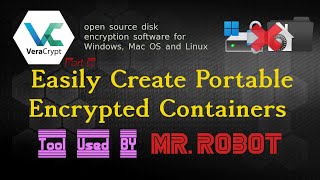 Create VeraCrypt portable Container amp Secure your Files 💯 [upl. by Aidnyl453]