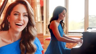 Princess Kate plays solo piano in SURPRISE Eurovision appearance [upl. by Og609]