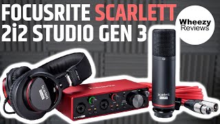 Focusrite Scarlett 2i2 Studio 3rd Gen Unboxing  Bundle Review Part 1 [upl. by Dej]