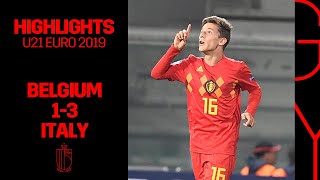 U21  U21EURO 2019  Belgium  Italy 13 [upl. by Vachil]