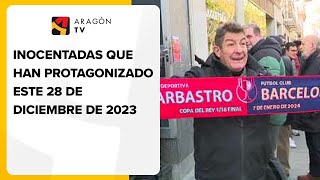 Algunas de las inocentadas que han protagonizado este 28 de diciembre de 2023 [upl. by Almeta]